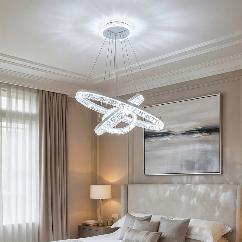 3 - Light Natural LED Dome Pendant