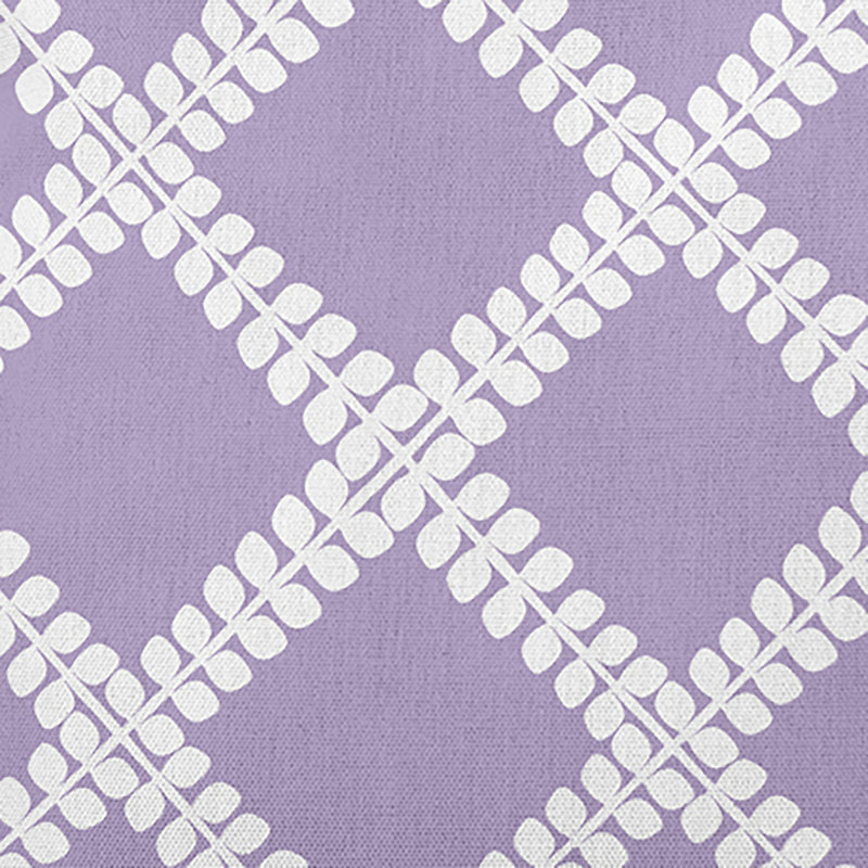 Coussin décoratif intérieur / extérieur Botanical Blooms, Lilas géométrique