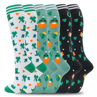 Compression Socks for Women Men Support Circulation 6 Pairs Socks For Travel