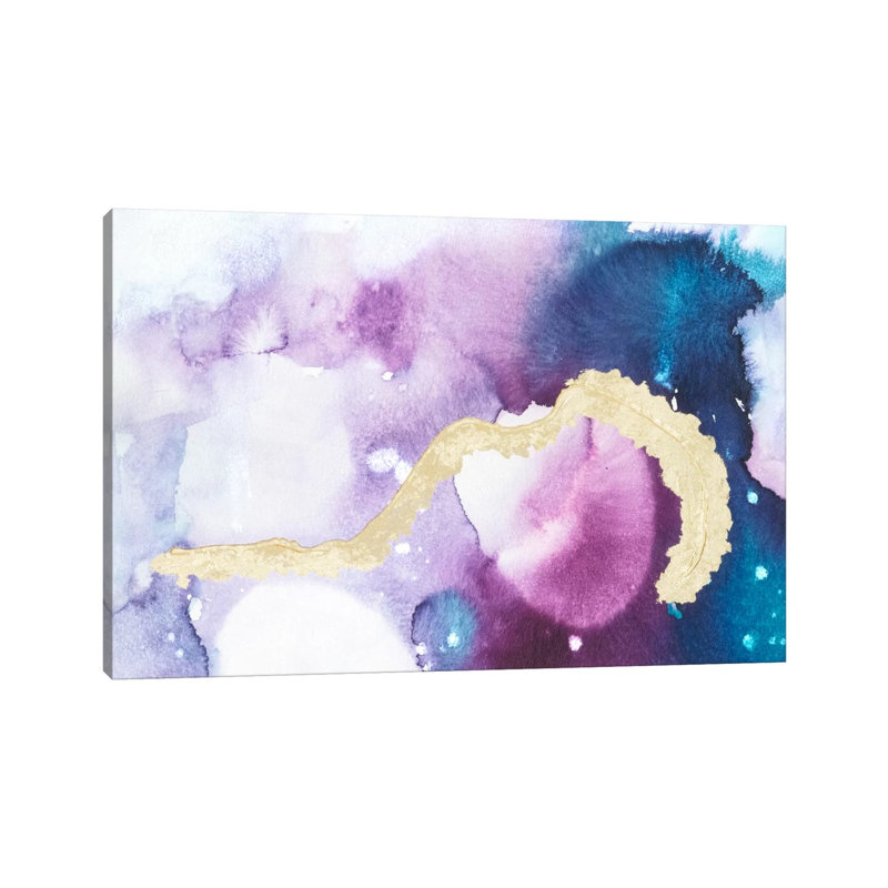 Ice Crystals VII by Joyce Combs - Wrapped Canvas Painting, 20.32 cm H x 30.48 cm W
