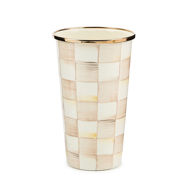 Mocha Check 20 Ounce Tumbler