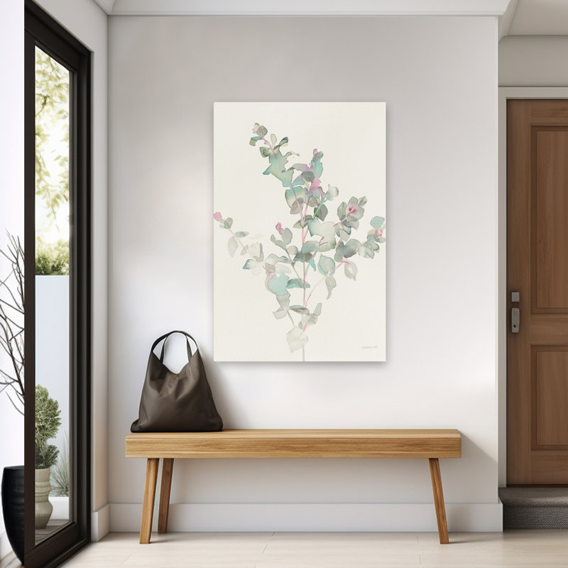 Branches And Eucalyptus Eucalyptus II Art, 60" H x 40" W