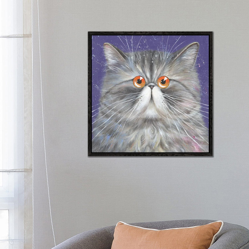 Sally by Kim Haskins - Print on Canvas, 66.04 cm H x 66.04 cm W, Black Framed