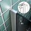 Walk in Shower Enclosure With Dark Grey Easy Clean Safety Glass -671703399-671703405