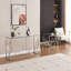 Ashlund 120cm Glass Top Console Table
