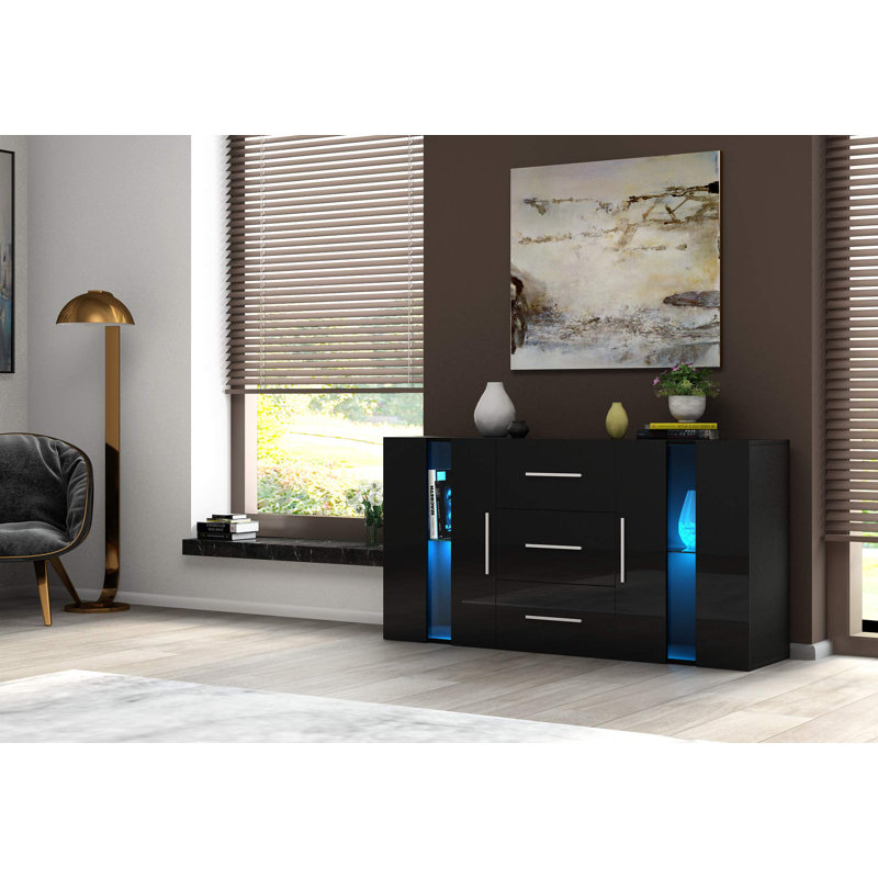 Bolyea 135cm Sideboard, Black