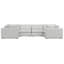 Canapé modulaire en U gris Jasmine Cloud