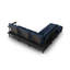 230cm Wide Ash Patio Sectional with Cushions-1420601632-1461019928