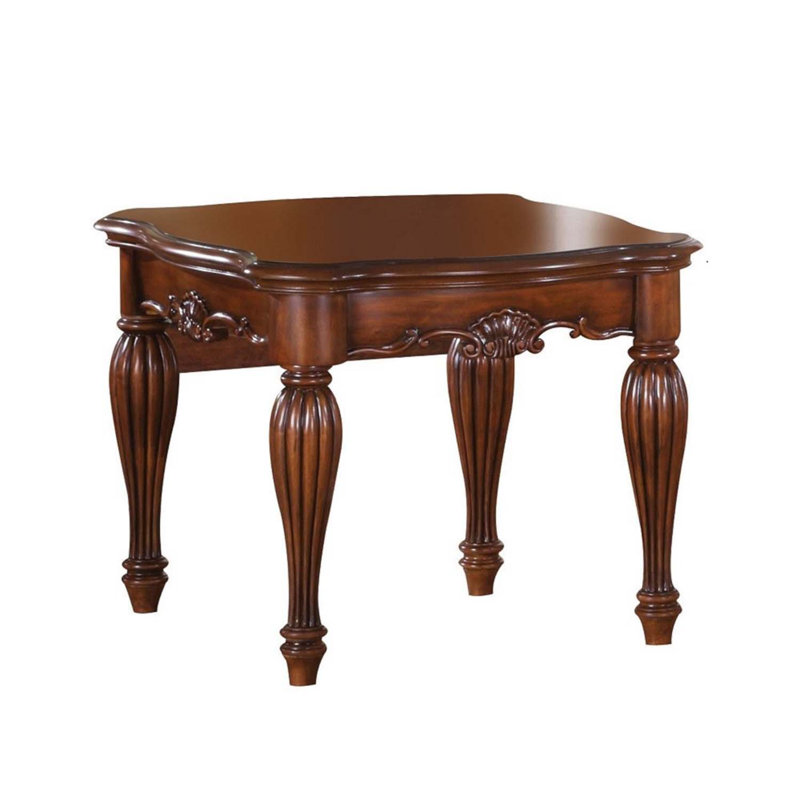 Table de bout Dreena, finition cerisier