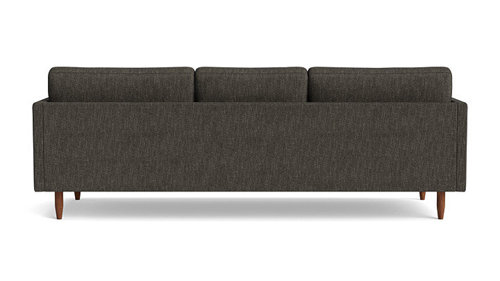 Skinny Fat Sofa (95"), Performance Weave - Onyx