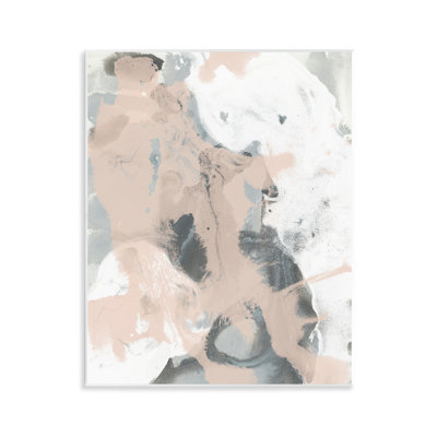 Beige & Grey Splash Wall Plaque Art by Dorothy Fagan