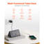 Digital Alarm Clock with Dual Alarm USB Night Light Desktop Clock Black