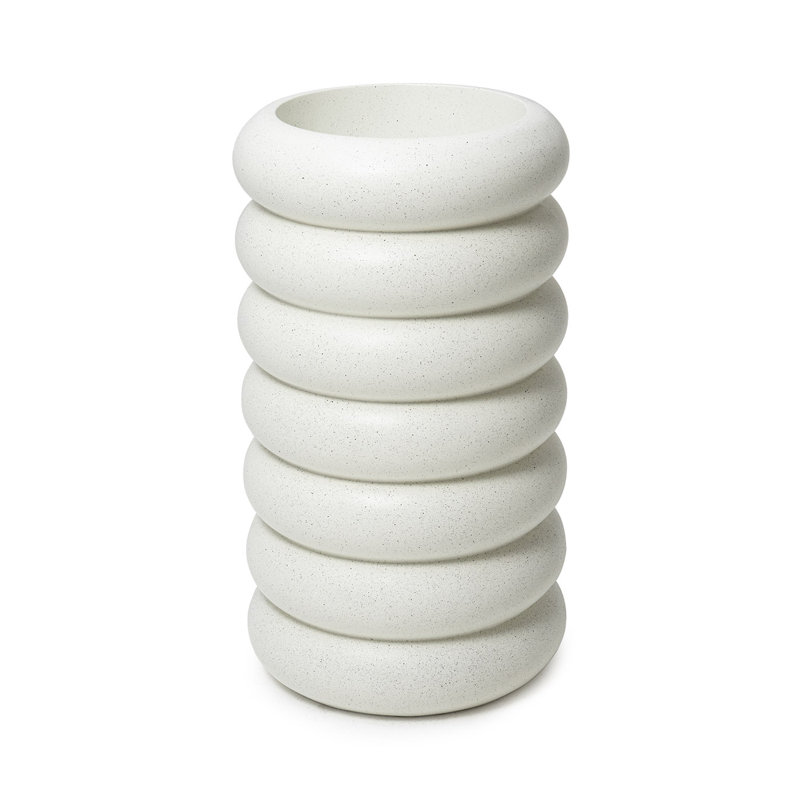 Jardinière Ikraan d'une hauteur de 32 pouces, Blanc
