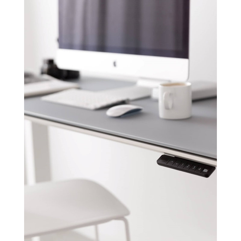 Centro Height Adjustable Computer Desk, 24.75" H x 66" W x 30" D