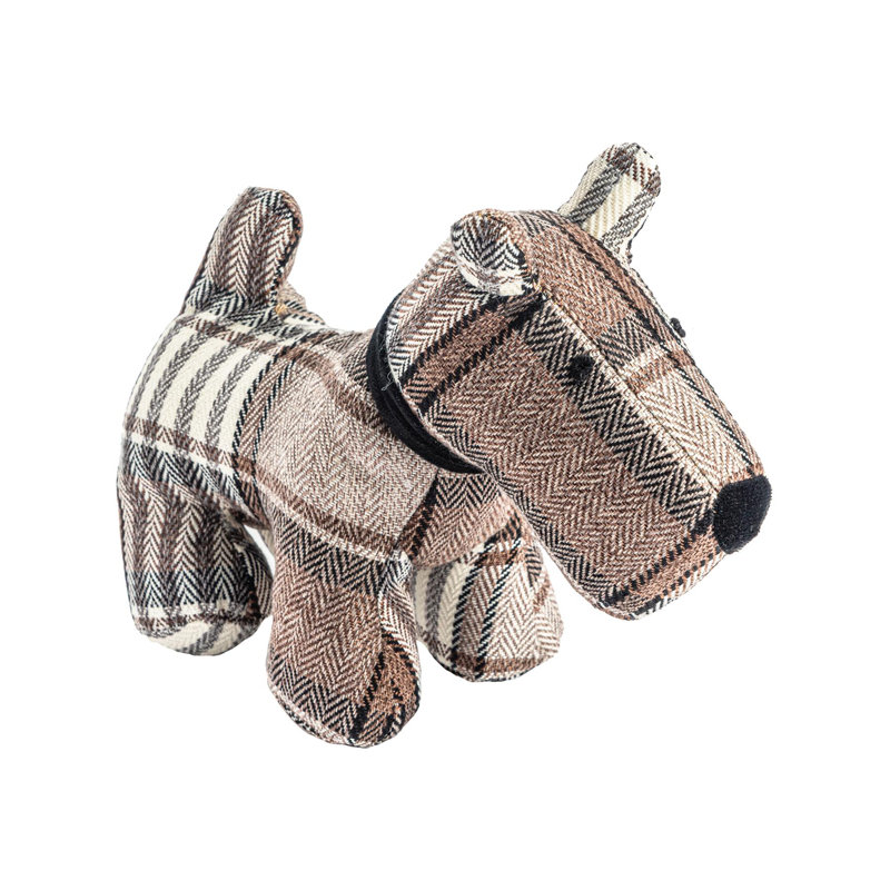 Nicola Spring - Bentley the Dog Door Stop - 30 x 24cm - Brown