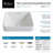 Elavo Ceramic Square Drop-In Bathroom Sink with Overflow-26829477