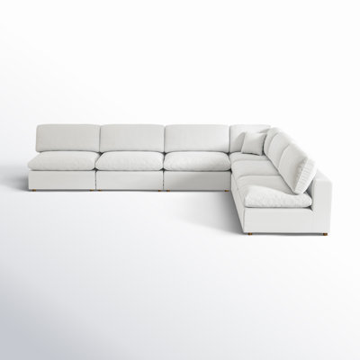 Jossa Upholstered Curved Sectional Right Hand Facing