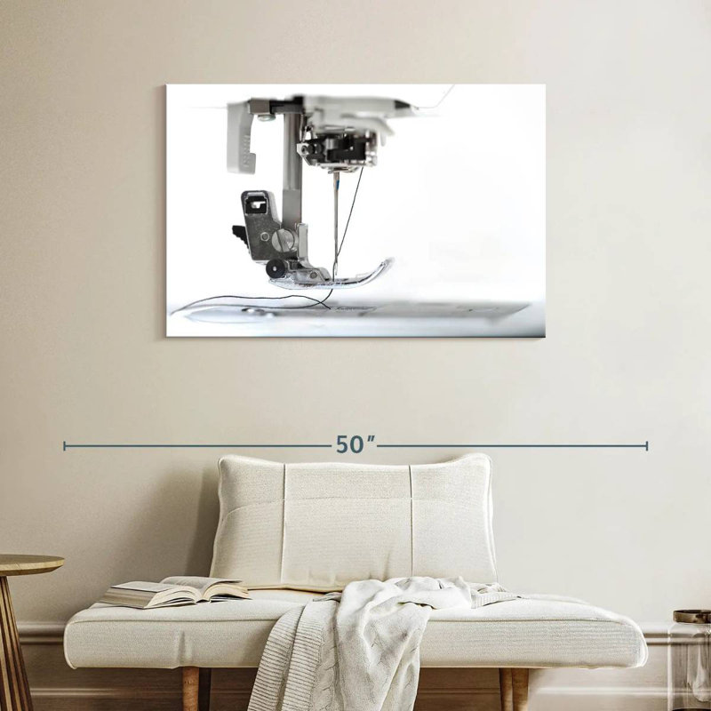 Senne Sewing Machine Close-Up, 26" H x 39" W