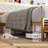 Platform Bed Frame With LED Lights, Charging Station, Storage Headboard, 2 Storage Drawers-582246917