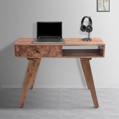 Bureau en bois d'acacia