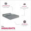 Sommier tapissier en métal pleine grandeur Mattress Foundation Acier | Gris ardoise-1615716726