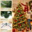 Pre-Lit Artificial Christmas Tree with 350-460 LED Warm Lights-1341909943