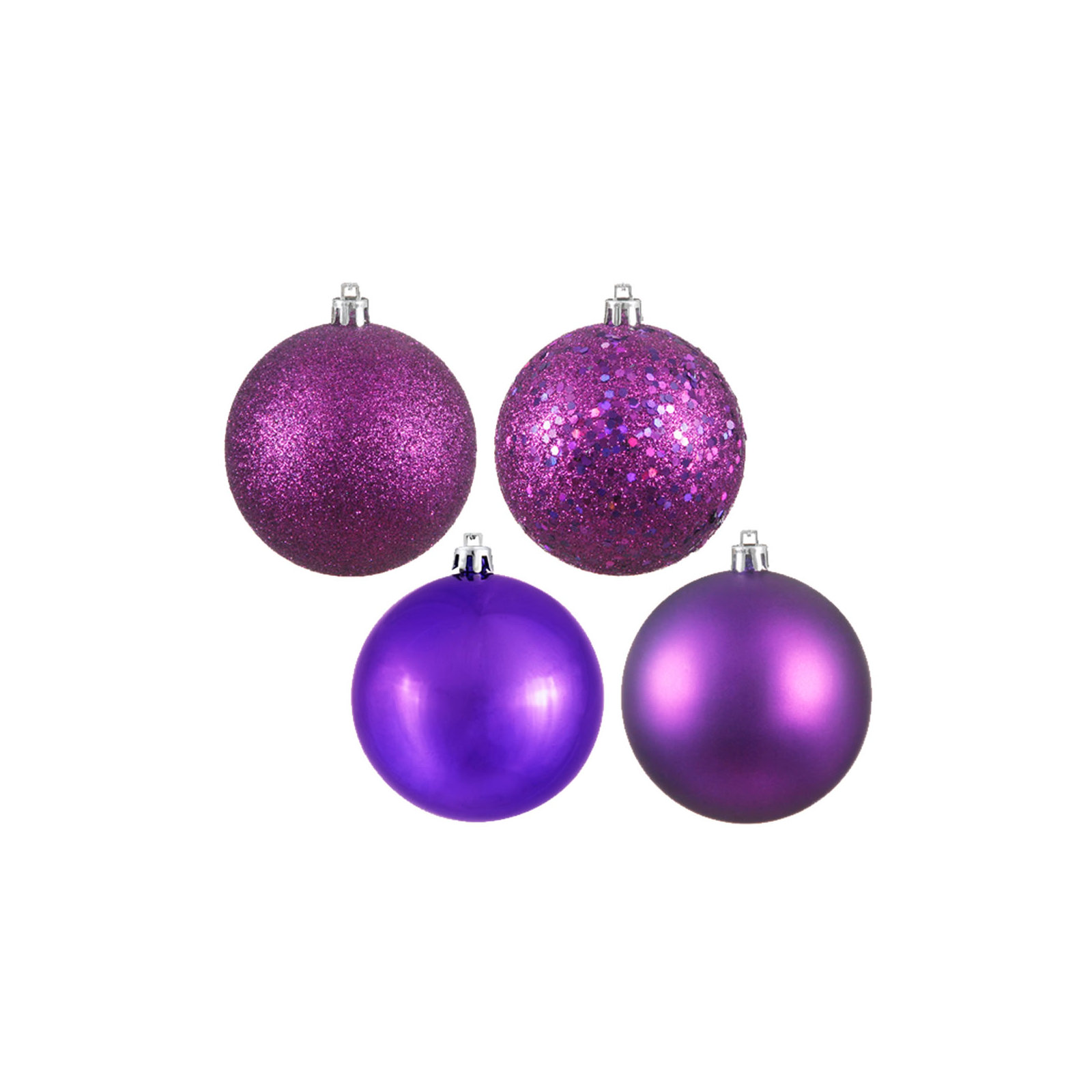 Holiday Décor Ball Ornament, Plum, 2.75"