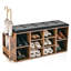 Banc de rangement en similicuir Bala