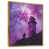Toile avec cadre flottant or