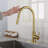Touch Kitchen Faucet with Pull Down Sprayer-132712911