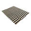 Tapis noir et blanc Ivey