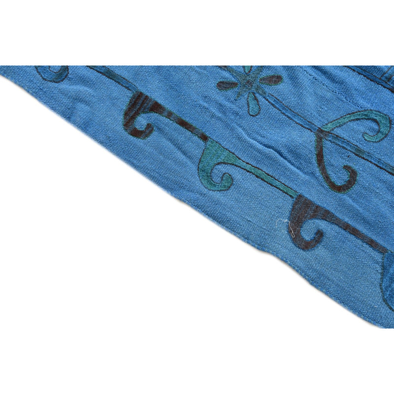 Tapis bleu 6x9 Perry