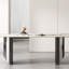 Table de salle à manger simple et luxueuse légère et moderne-102376917
