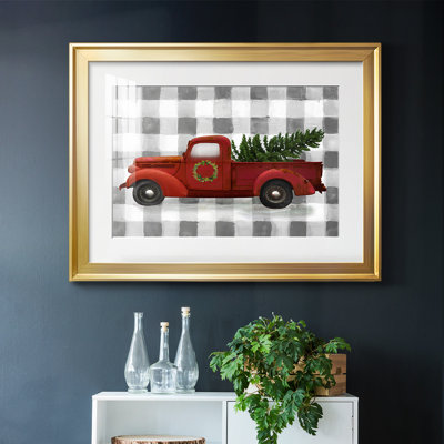 Buffalo Check Truck, reproduction encadrée sur papier