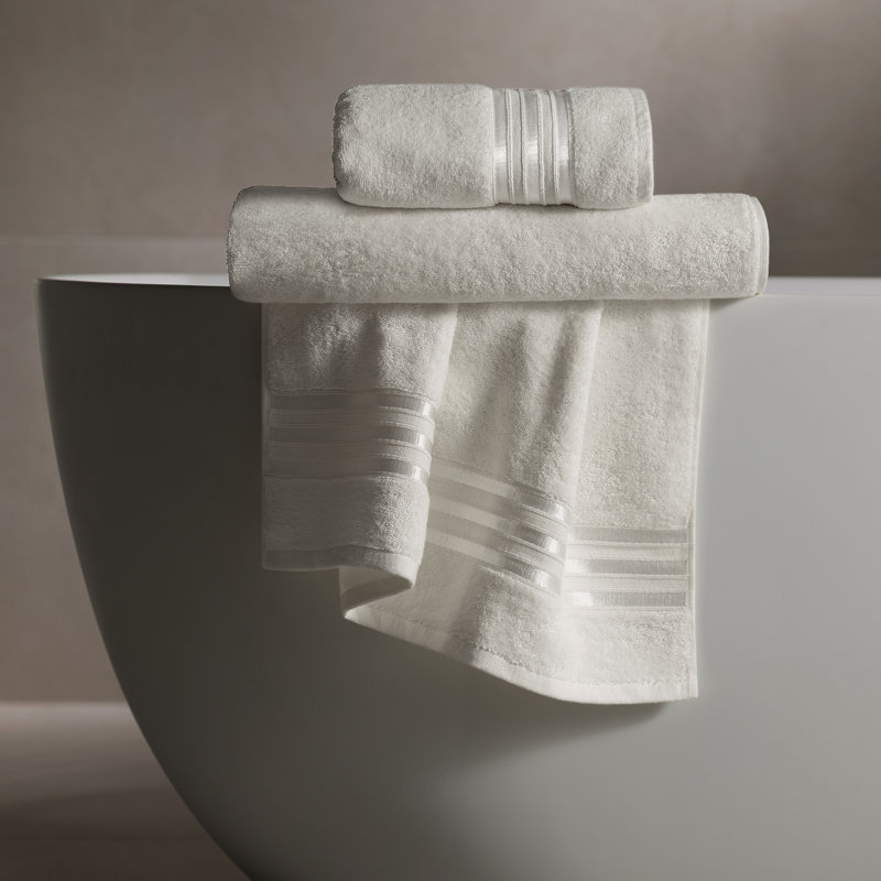 100% Cotton Towel, Cream, Bath Towel - 1 Pack