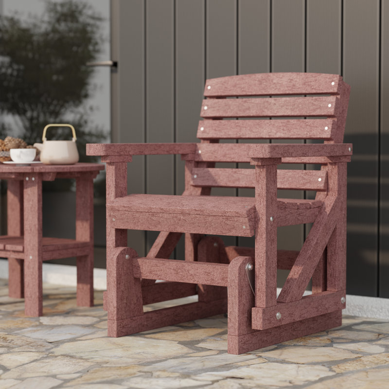 Fauteuil oscillant classique classique, Bois de cerisier