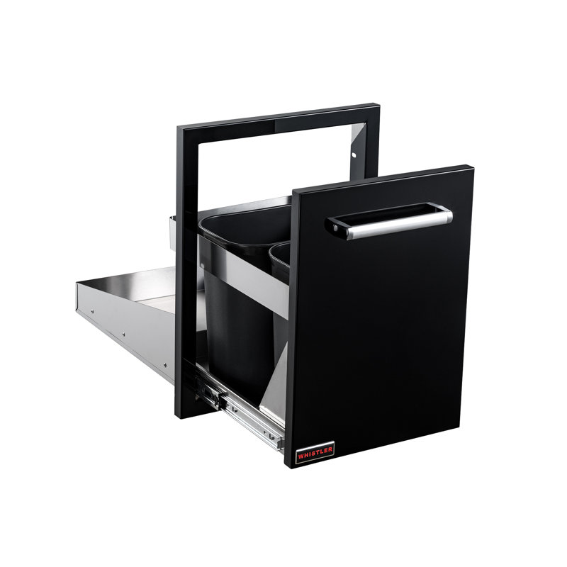 Armoire de cuisine extérieure modulaire en acier inoxydable 16,5 po