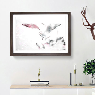 Seagull Birds in the Light 1 Piece Single Picture Frame Painting on MDF
