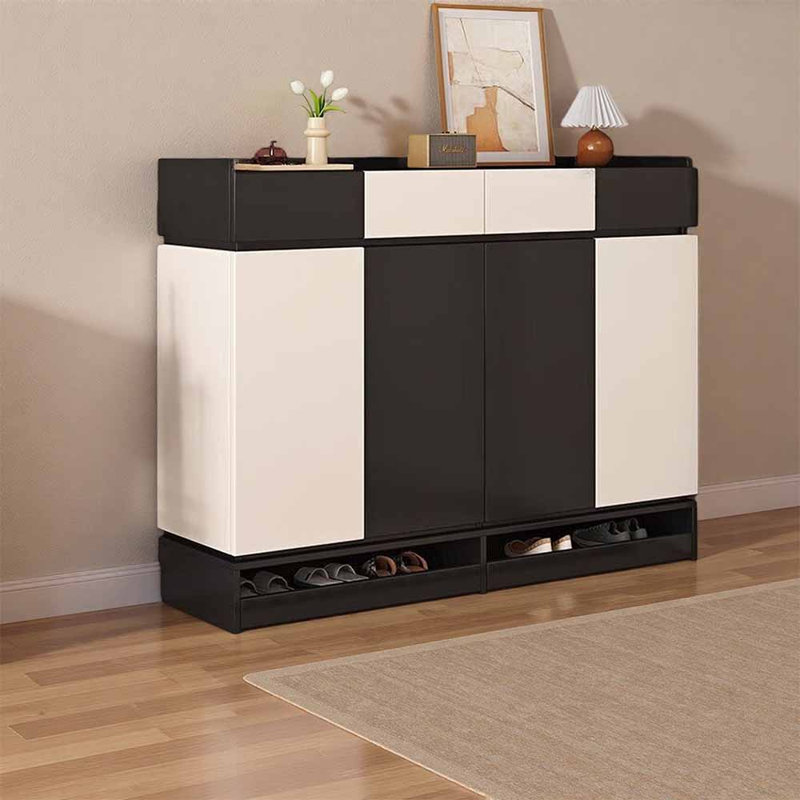 Armoire à chaussures de style européen, Noir