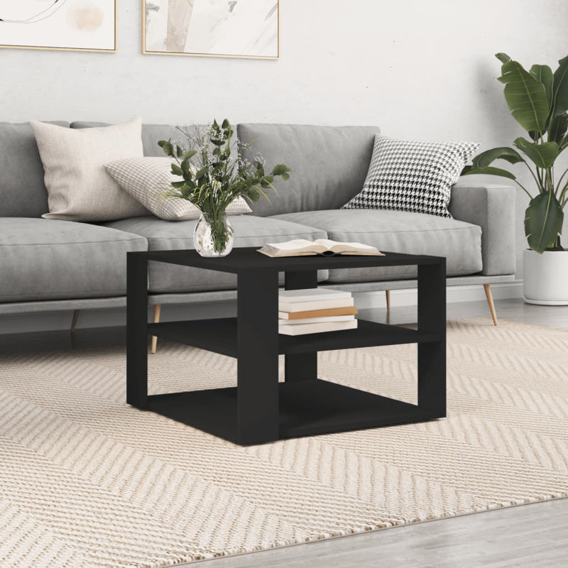 Table basse vidaXL, Noir, noir, noir, noir