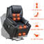 Fauteuil de massage inclinable électrique en similicuir