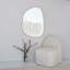 Erwann Wood Flat Wall Mirror