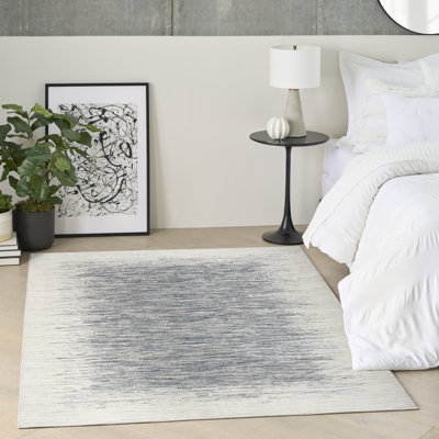 Abstract Machine Made Area Rug