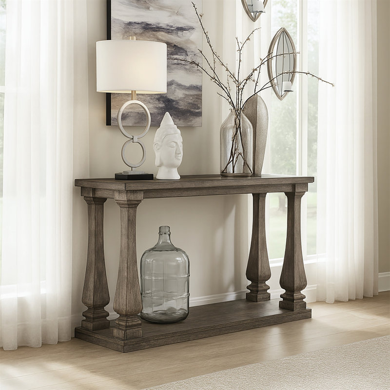 Danyar 60'' Console Table, Weathered Gray