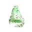 Antibes European Art Glass Vase Green