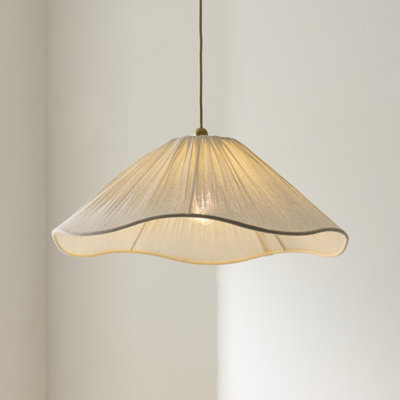 1 Brushed Brass Pendant