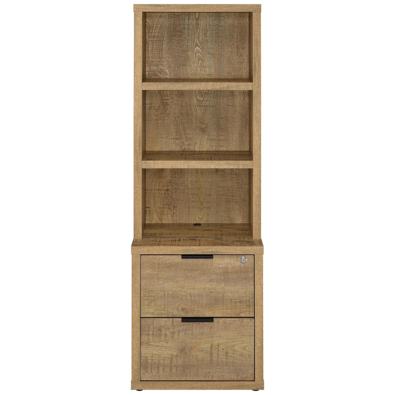 Bibliothèque verrouillable à 3 tablettes Mango