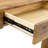 Natural Wood Grain 50 - Inches Long Bar Table, Smooth Finish, Practical Drawer Storage Capacity Inch Operating Drawers, Fine Sanded Edges, Ergonomic Height