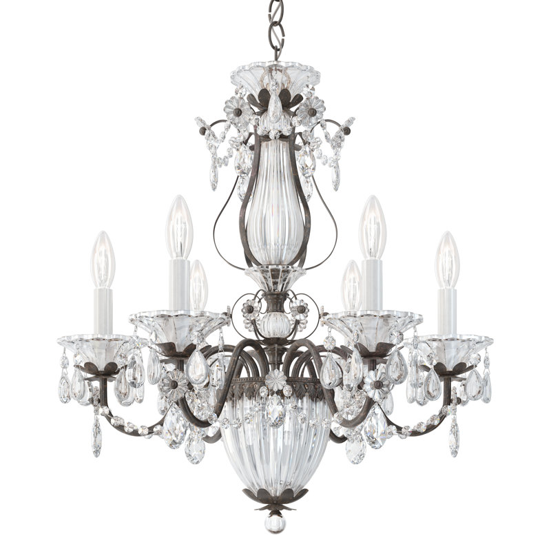 Bagatelle 7 - Light Chandelier, Spectra, Heirloom Bronze