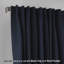 Paire de rideaux obscurcissant avec pattes de couleur unie-900887512-900887514